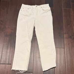 Women’s White Zara Jeans